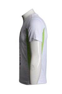 T532 訂造團體活動衫  設計環保tee款式   自製t-shirt專門店    白色 側面照